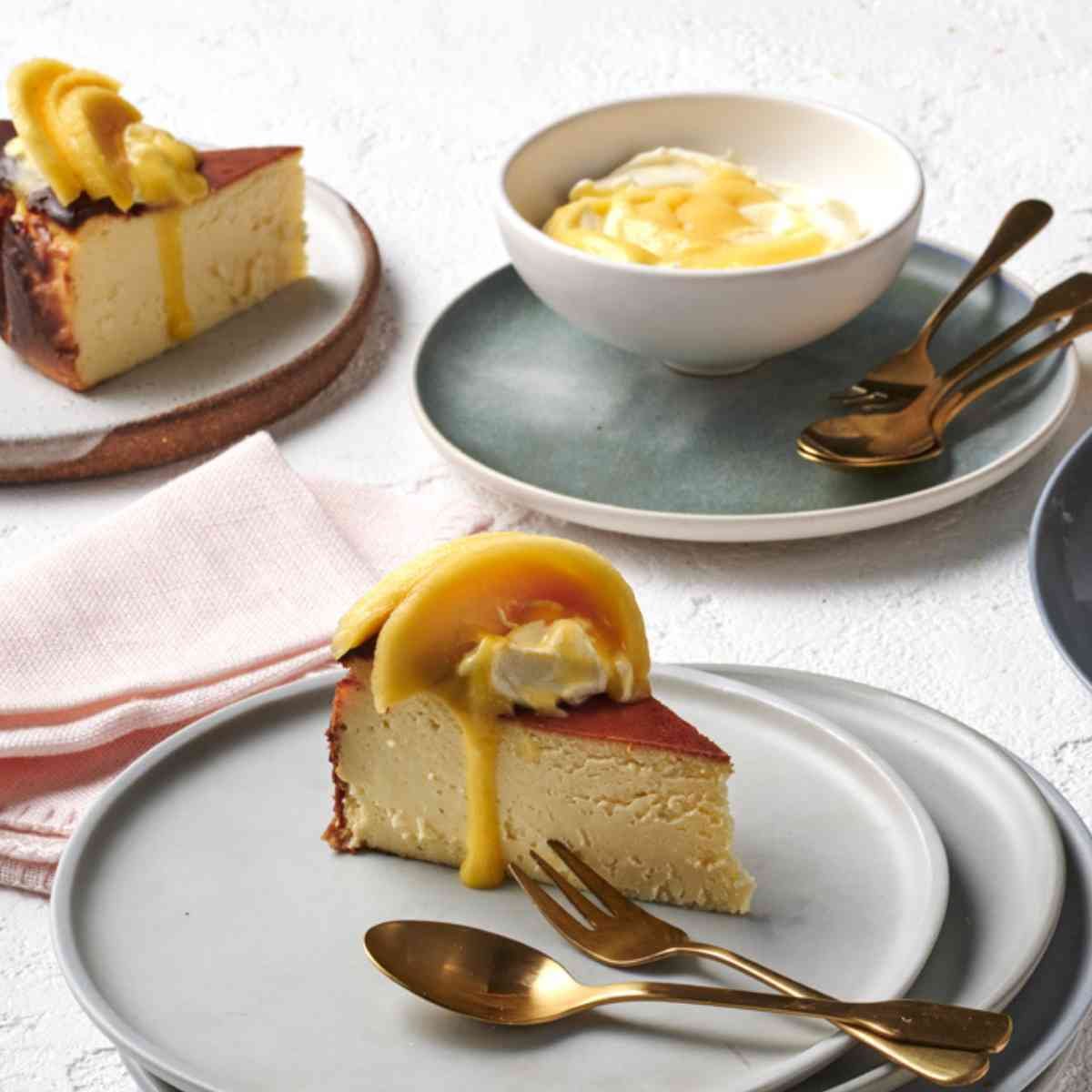 Calypso-Mango- Basque-Cheesecake