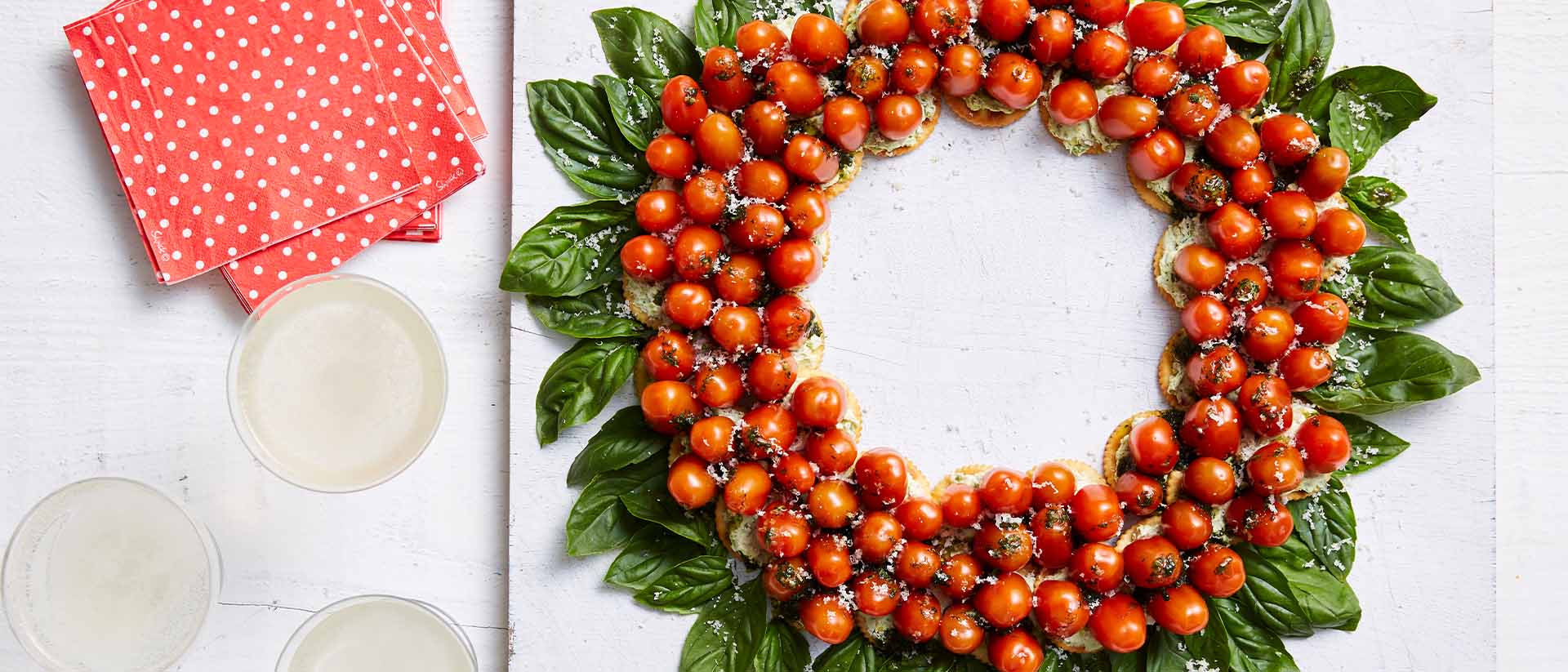 recipe sweet solanato tomatoes christmas wreath