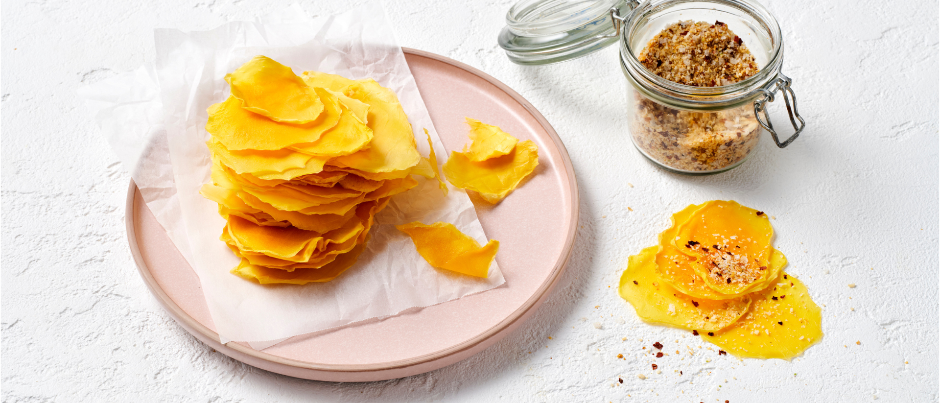 Dehydrated Calypso® Mango with Chilli Coconut Lime Salt Recipe 