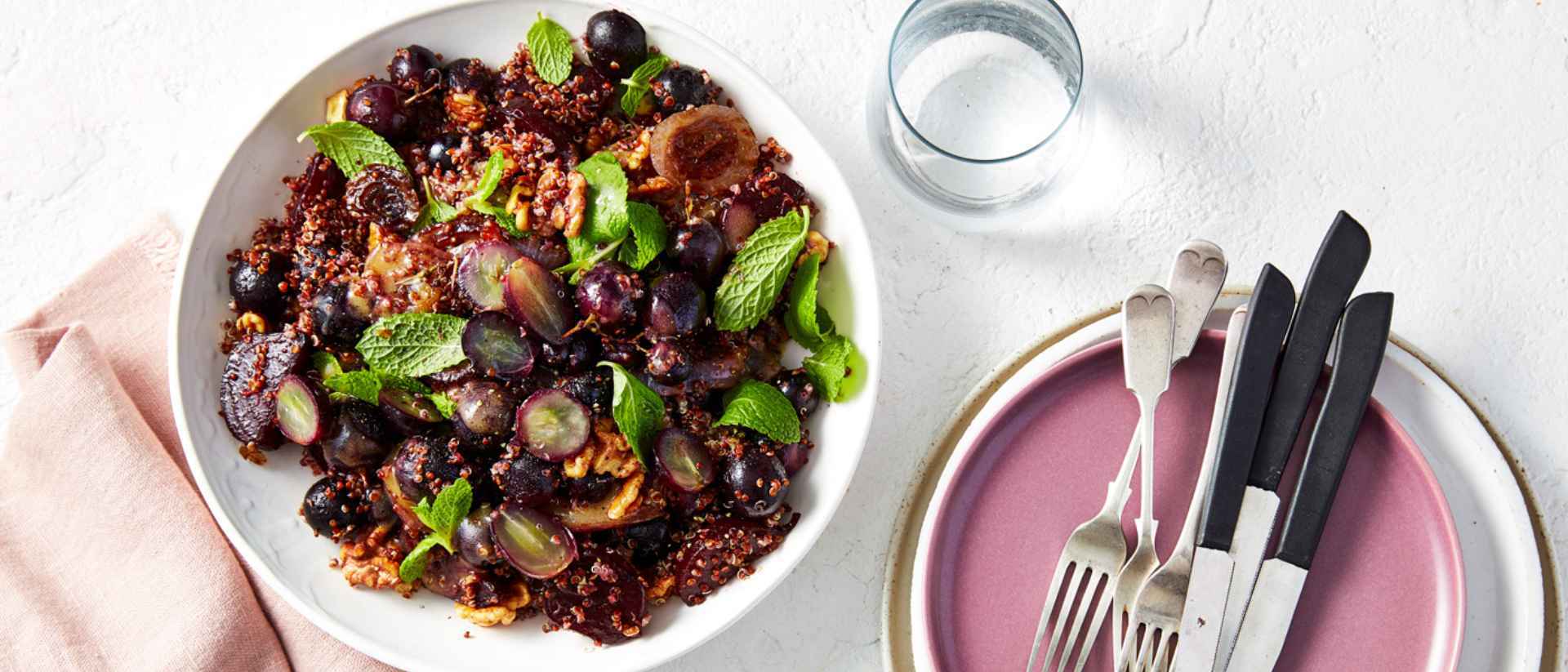 RED AUTUMN GRAPE SALAD  Recipe 